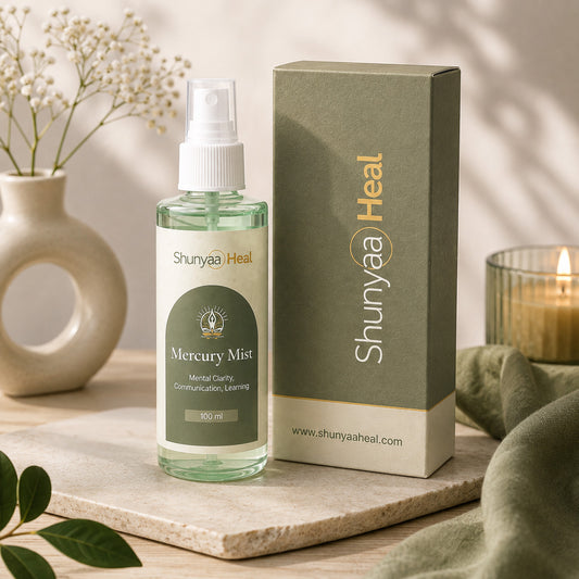 Shunyaa Heal™ Mercury Mist – Clarity, Communication & Focus | 100ml